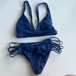 B+ A navy bikini